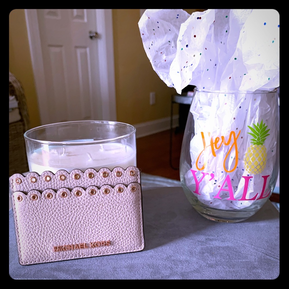 🎉LIKE NEW MK Business Card Holder